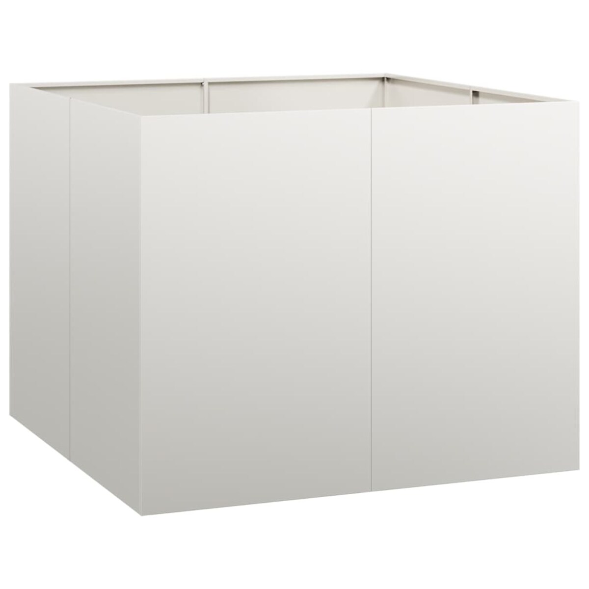 vidaXL Doniczka 100x100x80 cm Stal nierdzewna