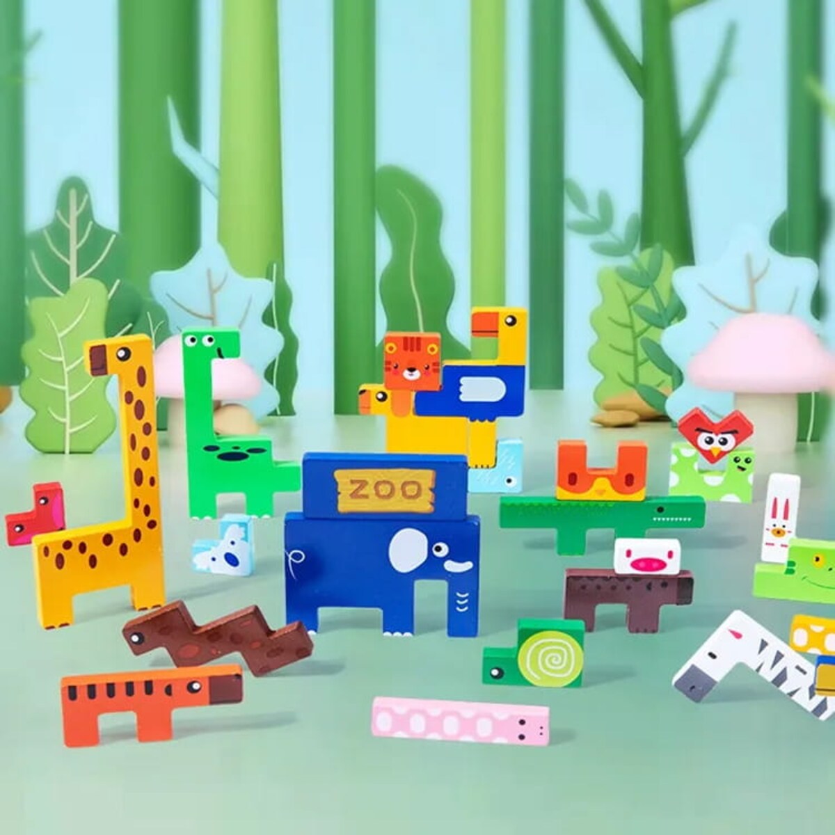 Tablica edukacyjna Montessori - ZOO