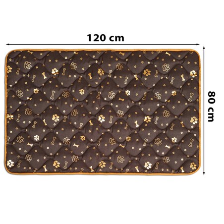 Legowisko Dla Psa Mata Posłanie Mata Wodoodporne 120X80 cm