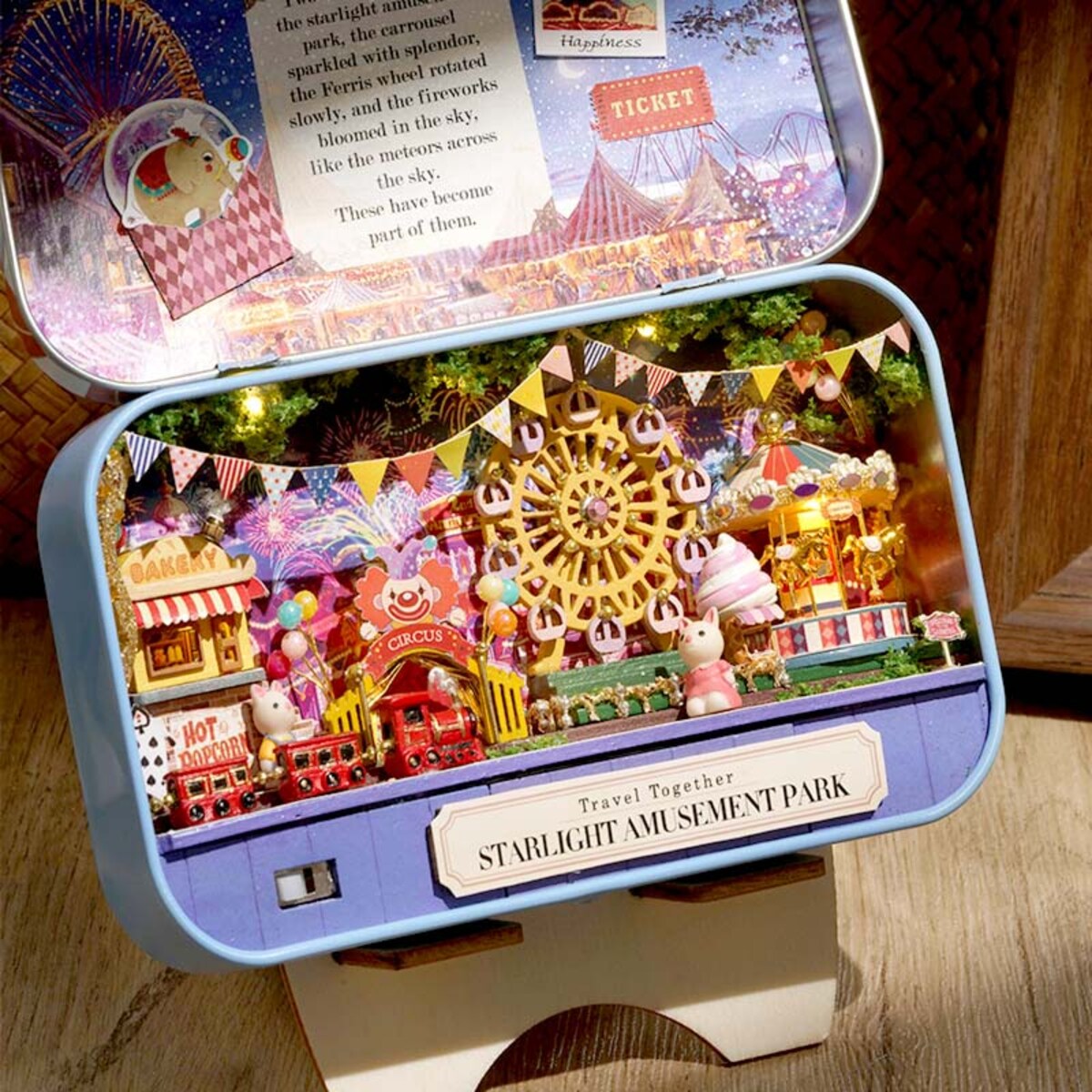 Miniaturowy domek DIY - Wesołe miasteczko