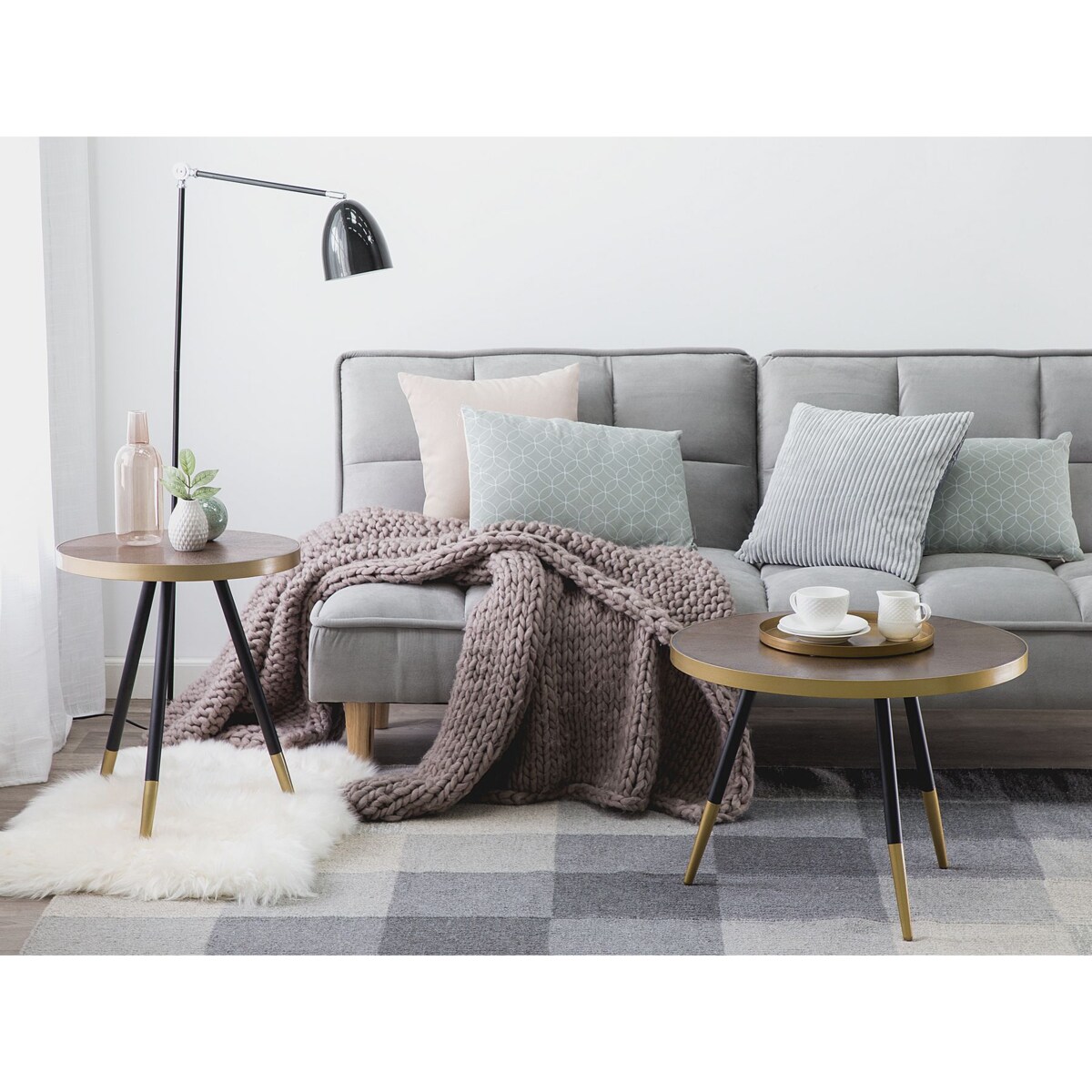 Stolik kawowy RAMONA Jesion ciemny