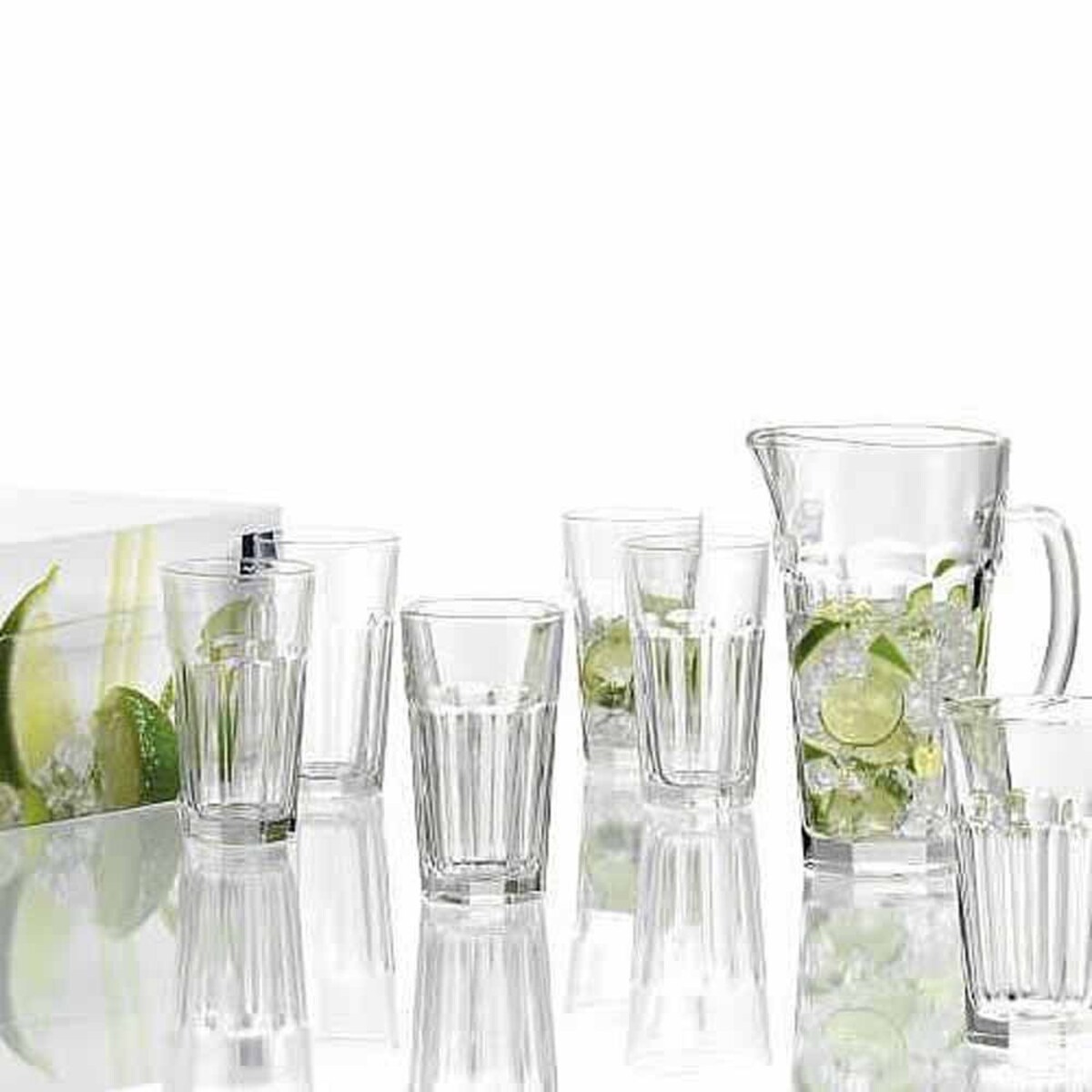 Dzbanek ze szklankami - zestaw 7cz. Tumbler Rock - Leonardo