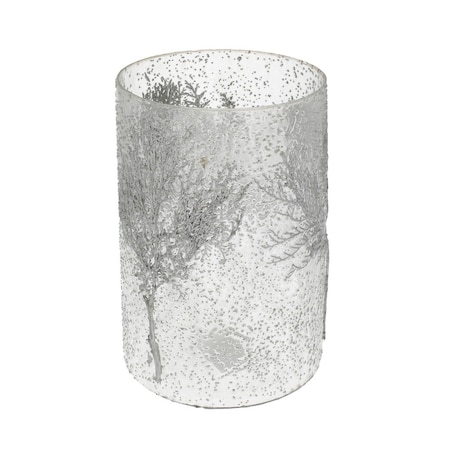 Świecznik Twig I ⌀15cm silver, 15 x 25 cm