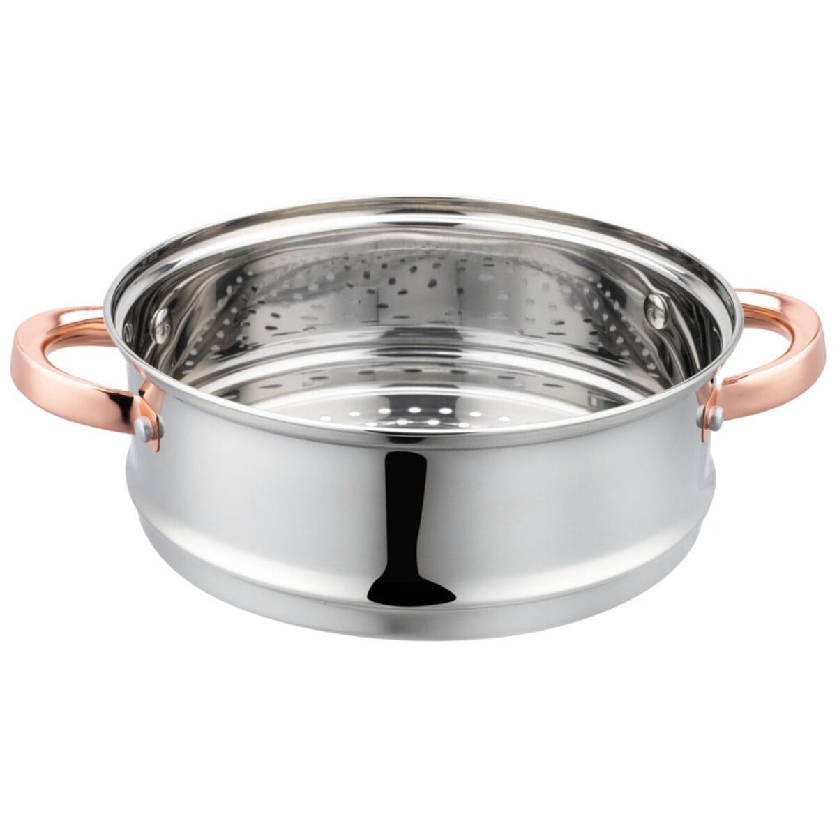 Zestaw garnków do gotowania na parze 22cm 4 elementy Parowar Rose Gold KLAUSBERG