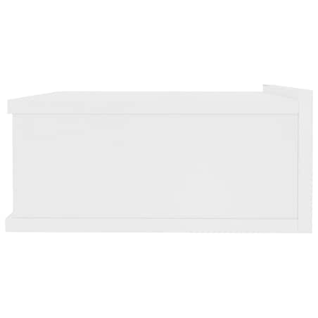 vidaXL Wisząca szafka nocna, biała 40x30x15 cm materiał drewnopochodny