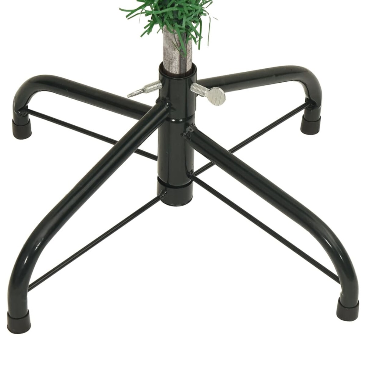 vidaXL Odwrócona, sztuczna choinka ze stojakiem, zielona, 150 cm