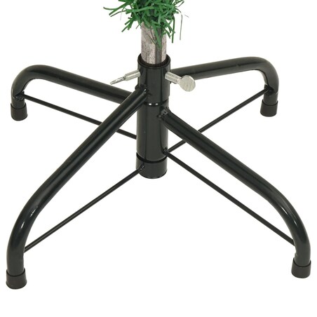 vidaXL Odwrócona, sztuczna choinka ze stojakiem, zielona, 150 cm