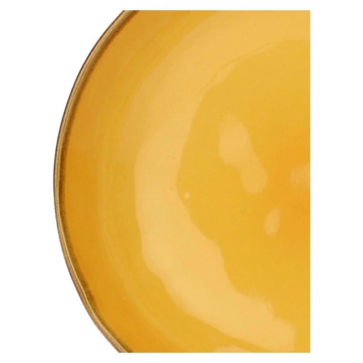 Zestaw 4 talerzy do zupy Concerto Ocra - Żółty, 21 cm