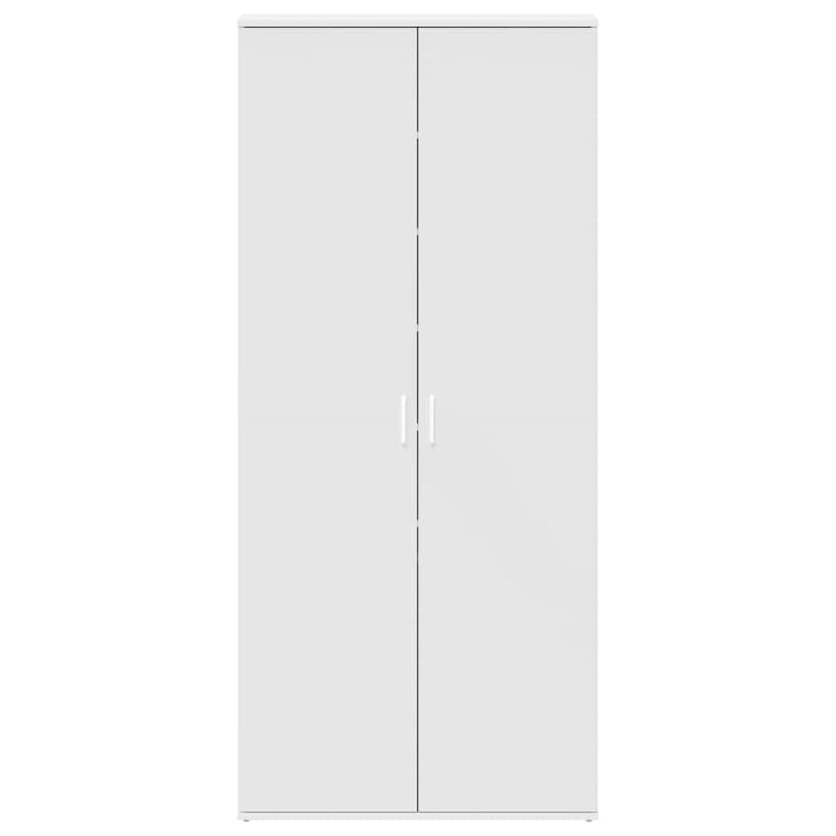 vidaXL Szafka na buty Biały 80 x 39 x 180 cm Materiał drewnopochodny