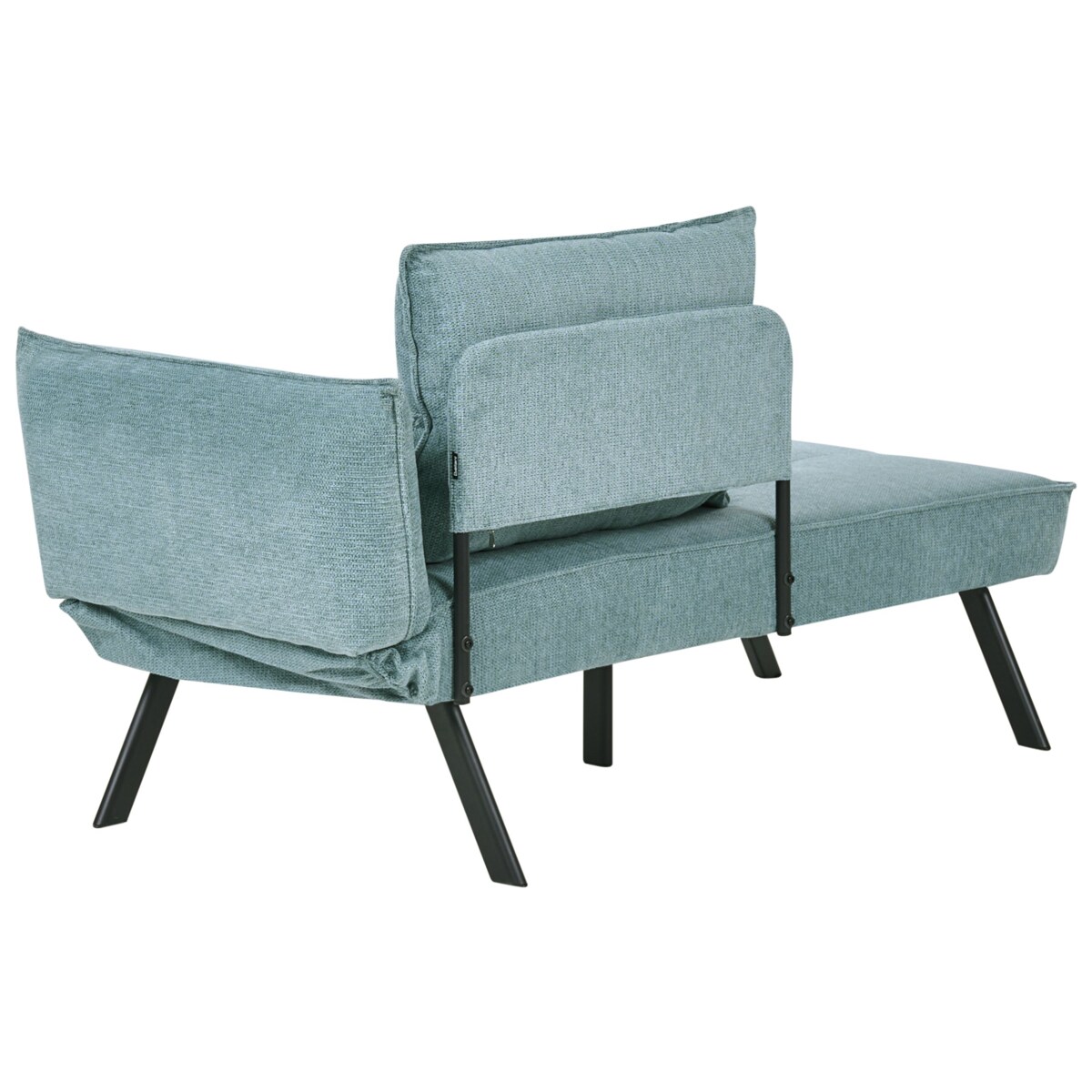 Szezlong prawostronny ROCAMADOUR Błękitny