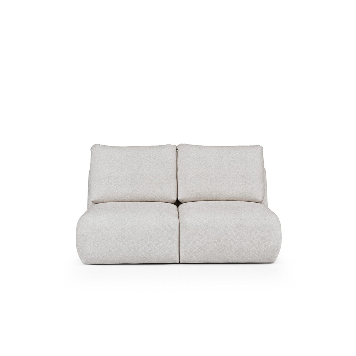 Mirel Sofa 2 osobowa bez podłokietników szara