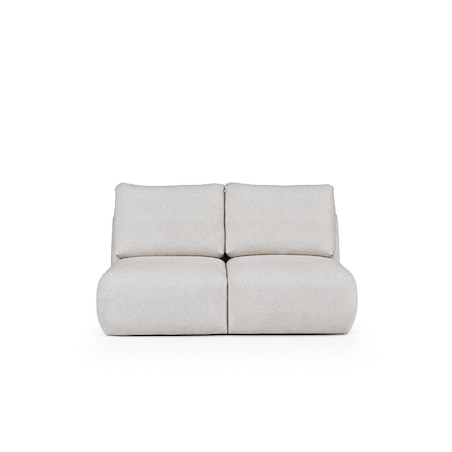 Mirel Sofa 2 osobowa bez podłokietników szara