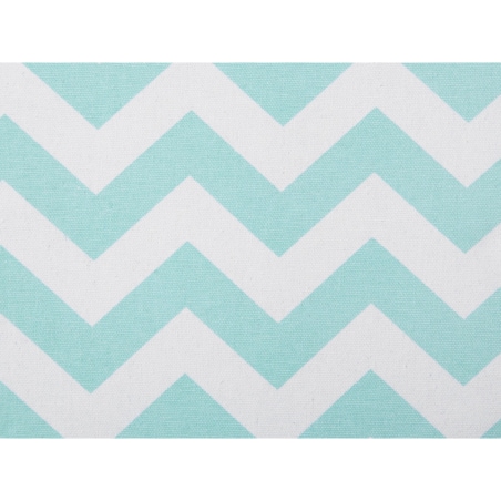 Puf ze schowkiem ⌀ 35 cm zielono-biały TUNICA