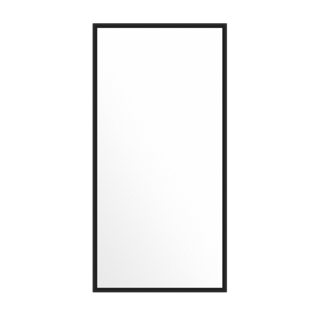 Lustro prostokątne 120x60cm w czarnej ramie