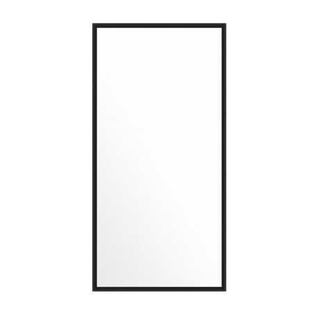 Lustro prostokątne 120x60cm w czarnej ramie