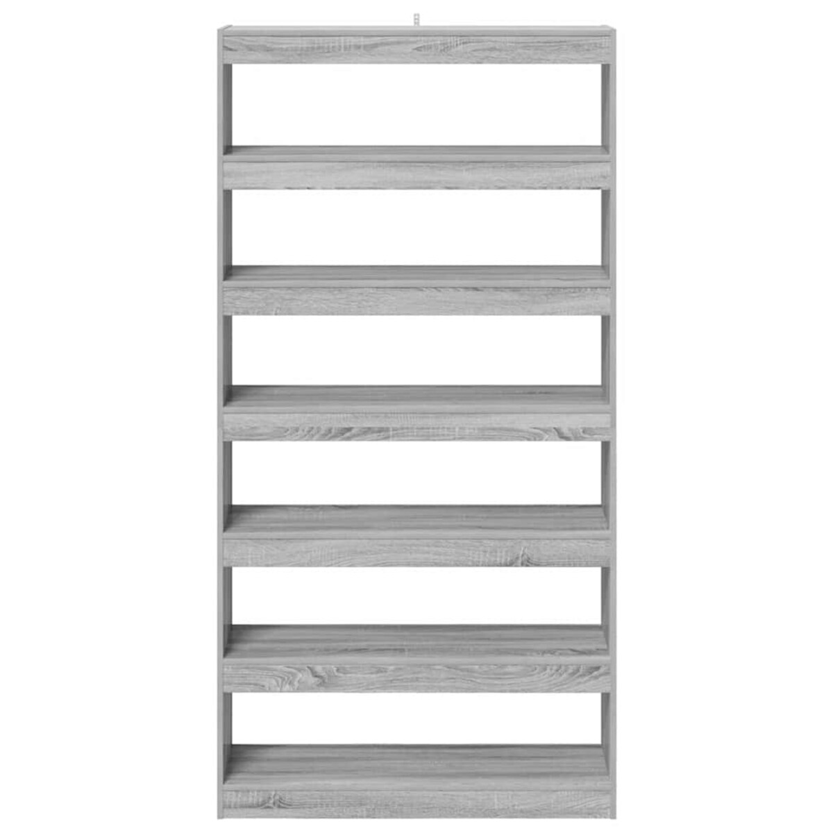 vidaXL Szafka na książki Szary dąb sonoma 100 x 30 x 198 cm