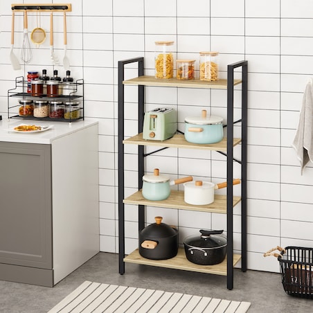 Regał drabinkowy Artisan, organizacyjny na książki, nowoczesny design