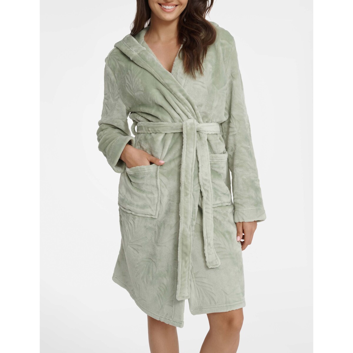 Szlafrok Grape 41039-65X Zielony Zielony, XXL