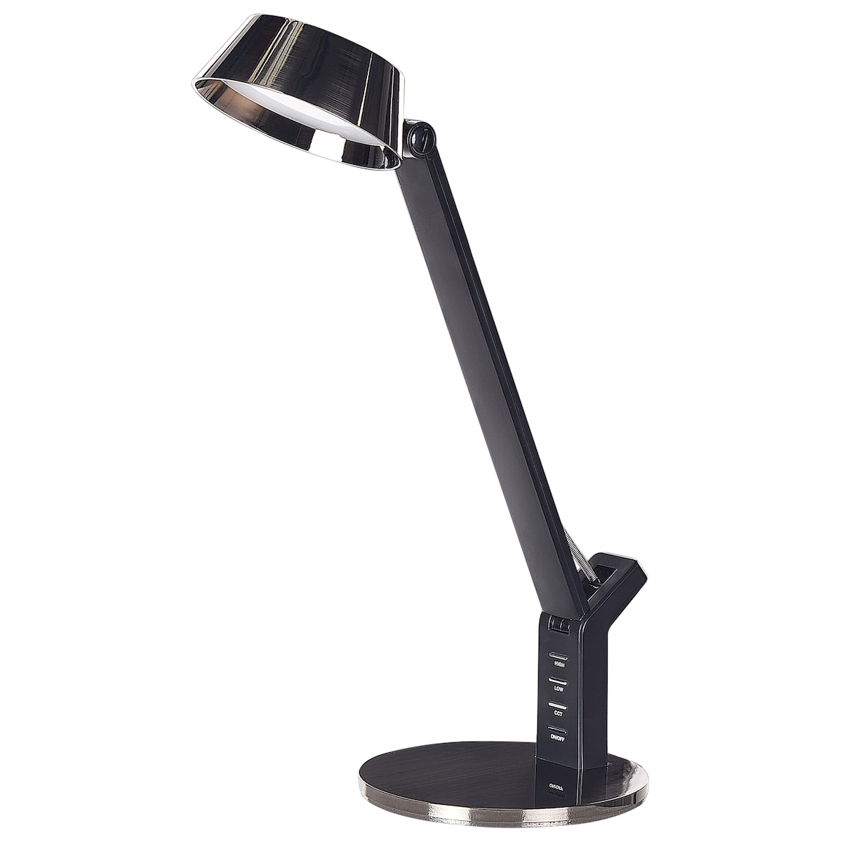 Lampa biurkowa LED CHAMAELEON Z portem USB Metal Mosiężny