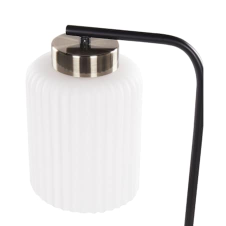 Lampa stołowa metalowa mosiężno-czarna CAUDELO