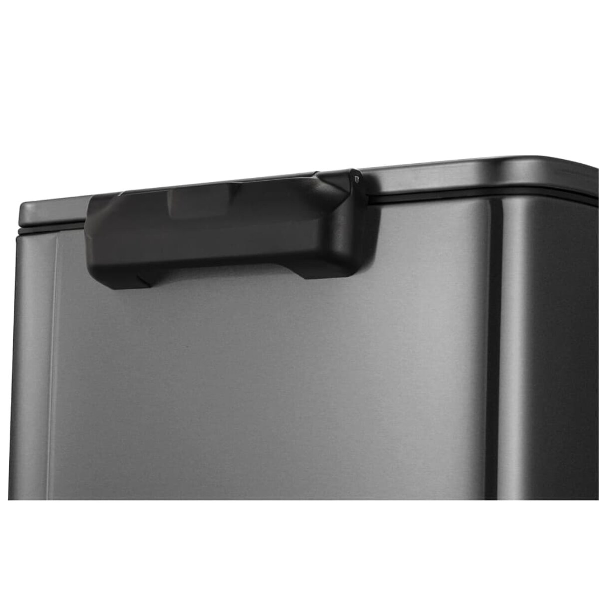 EKO Kosz na śmieci z pedałem E-Cube, 28 L+18 L, stalowy