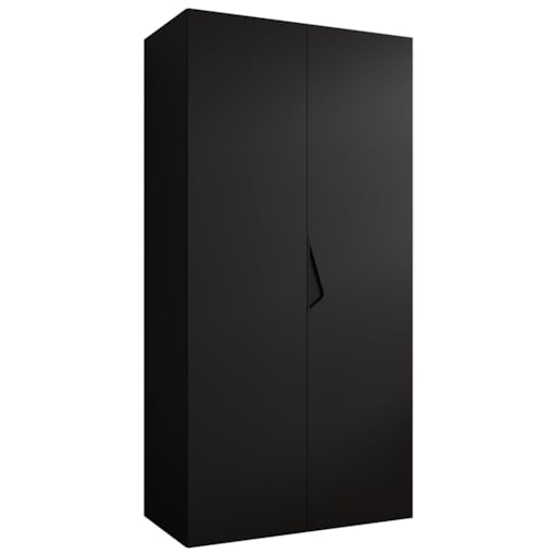 Szafa uchylna Sandi 1 100 wys 202 cm Czarny + u Czarny