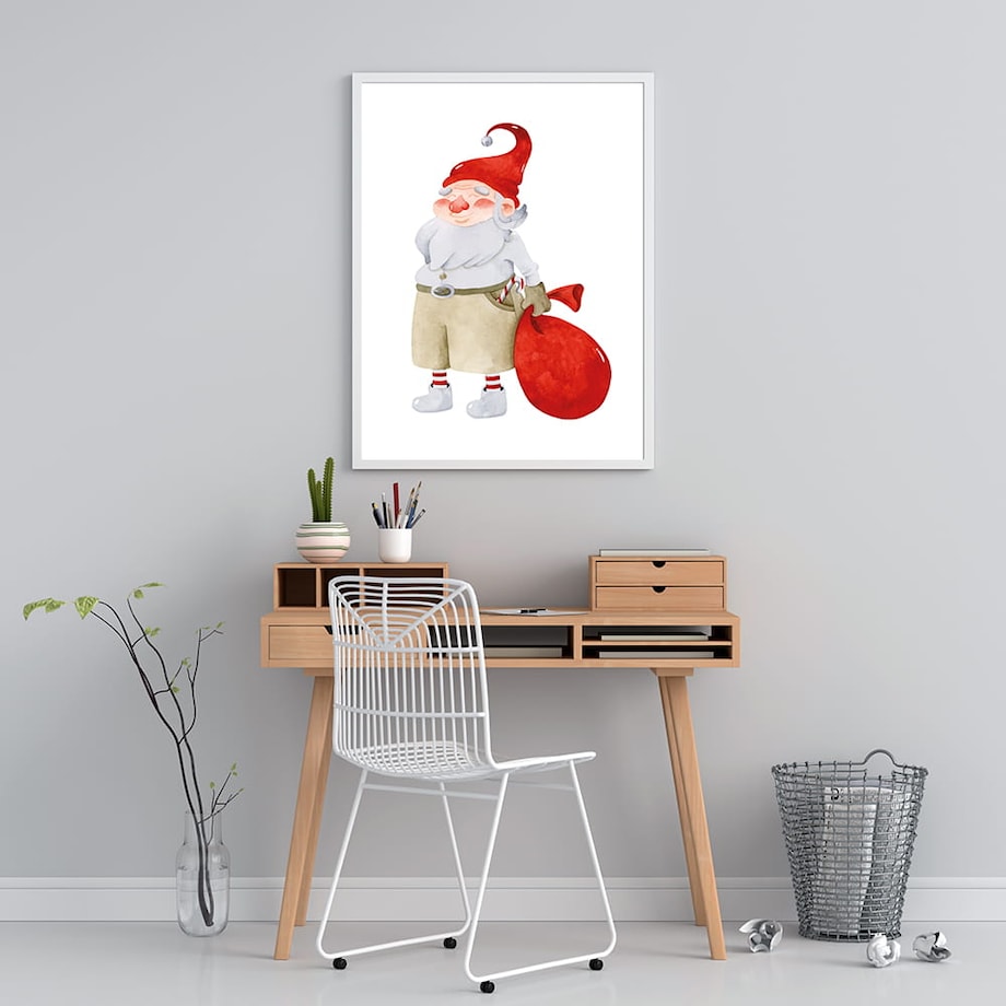 plakat mikołaj 21x30 cm