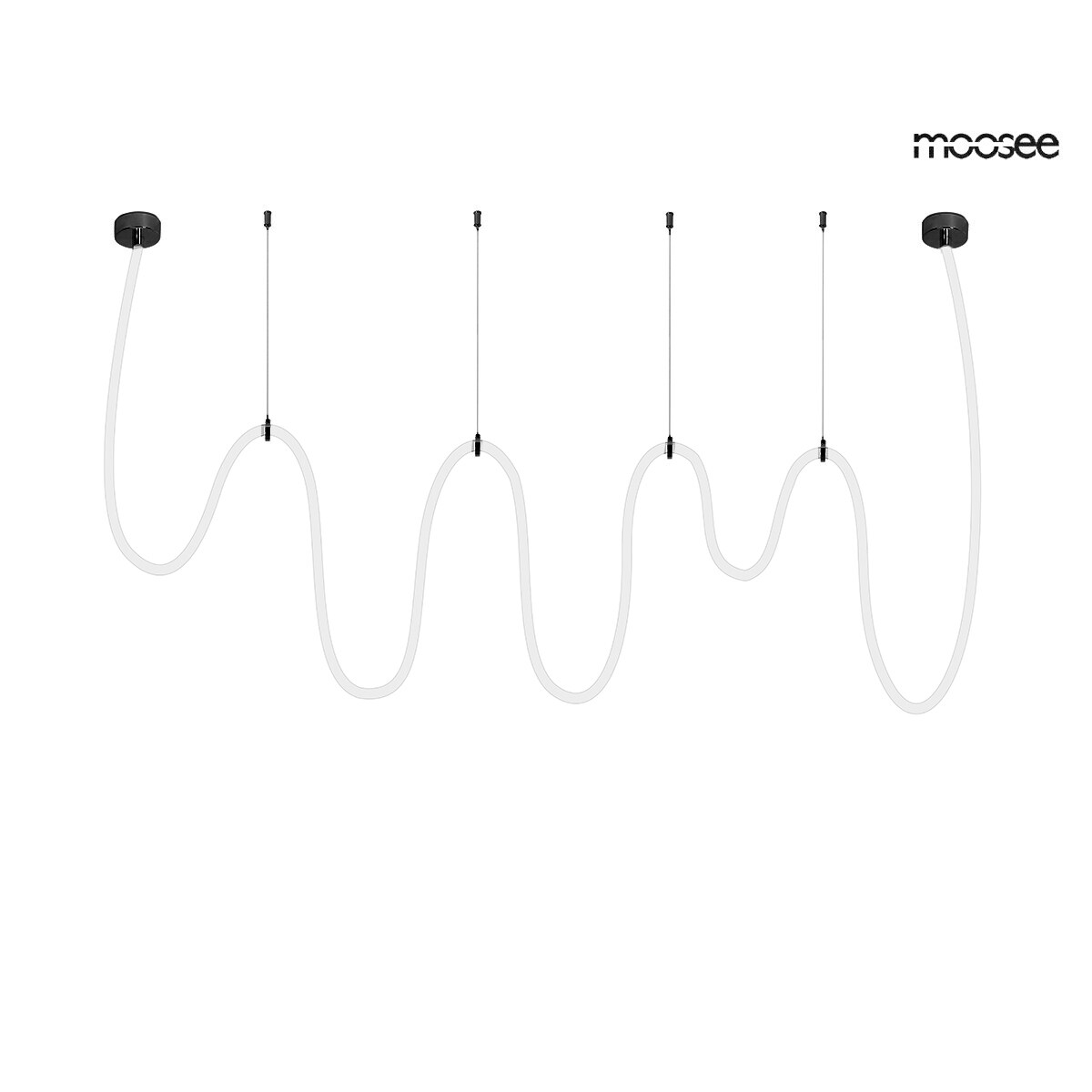 MOOSEE lampa wisząca LASSO 800 Smart czarna