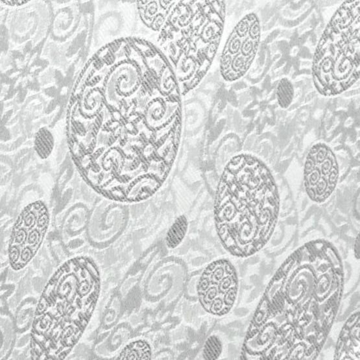 Bieżnik wielkanocny Srebrne Pisanki - 40x220 cm - srebrny