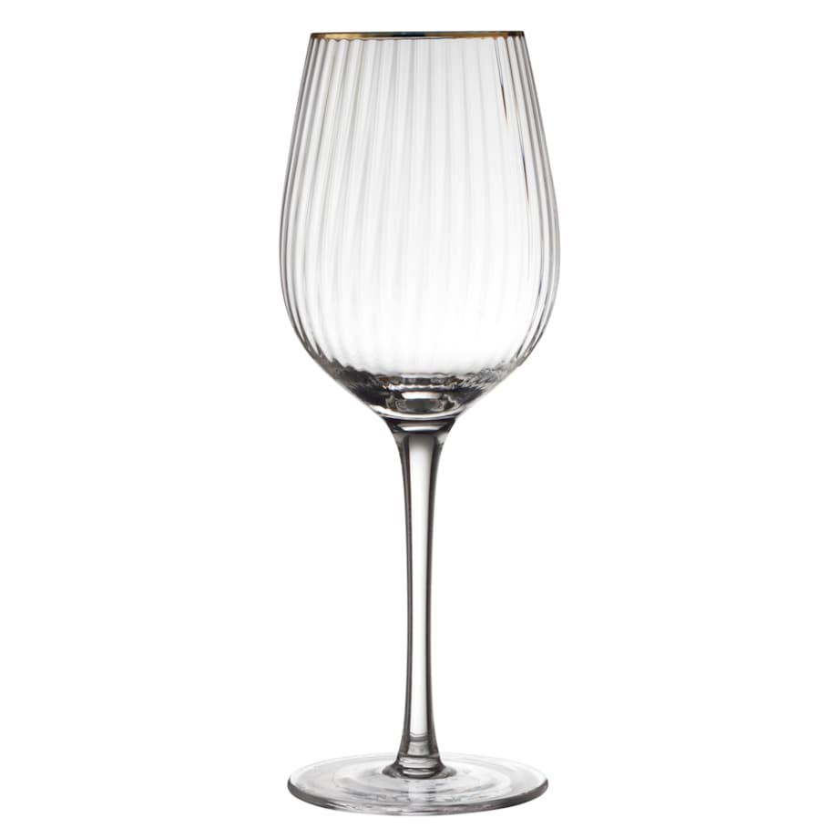 Kieliszki do czerwonego wina Palermo 400 ml 4 sztuki złote 27579