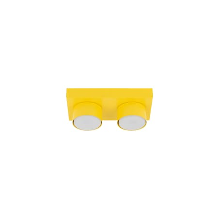 Lampa sufitowa BRIX YELLOW 11289 TK Lighting żółta, nowoczesna lam pa LED