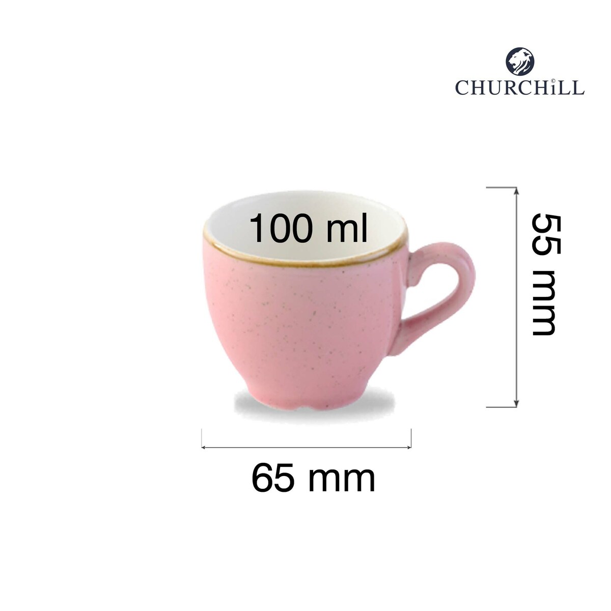 Filiżanka do espresso Stonecast Petal Pink, 100ml