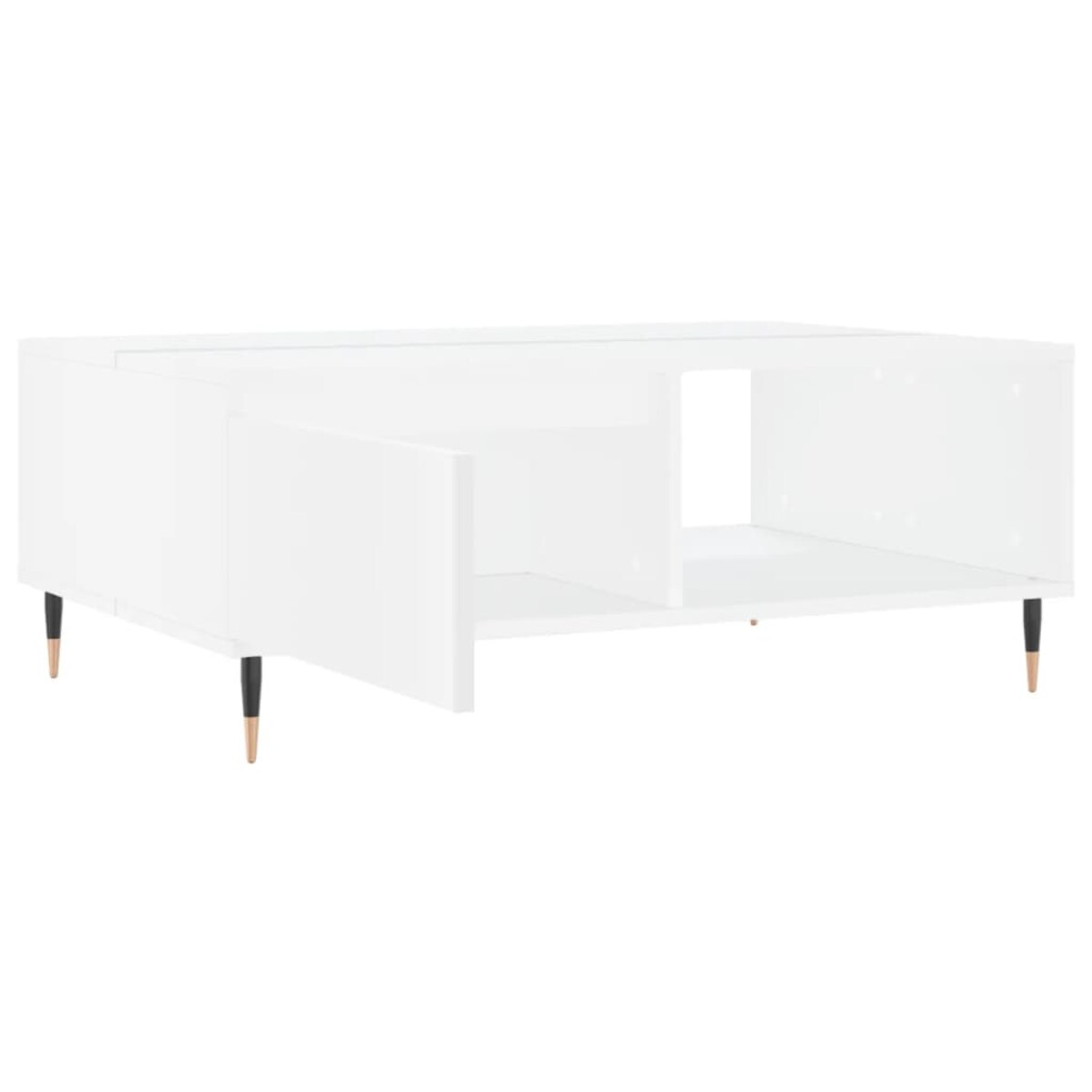 vidaXL Stolik kawowy, biały, 90x60x35 cm, materiał drewnopochodny