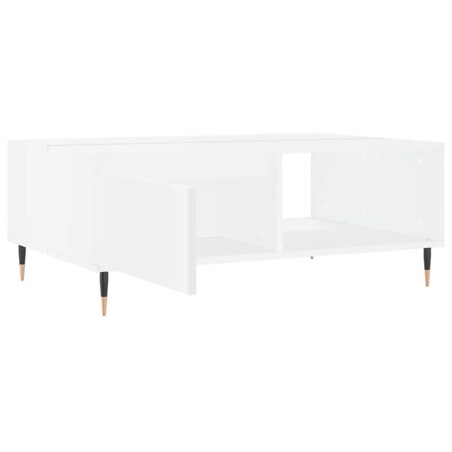 vidaXL Stolik kawowy, biały, 90x60x35 cm, materiał drewnopochodny