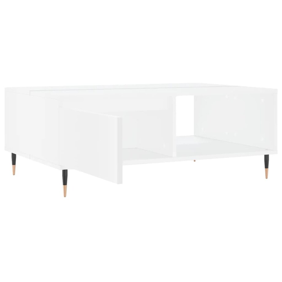 vidaXL Stolik kawowy, biały, 90x60x35 cm, materiał drewnopochodny