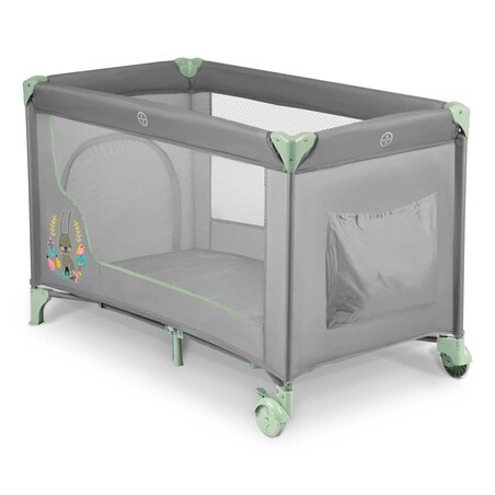 Łóżeczko turystyczne dla dziecka składane podróżne kojec Ricokids + materac + torba