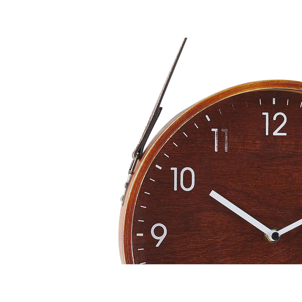 Zegar ścienny ø 26 cm brązowy RENENS