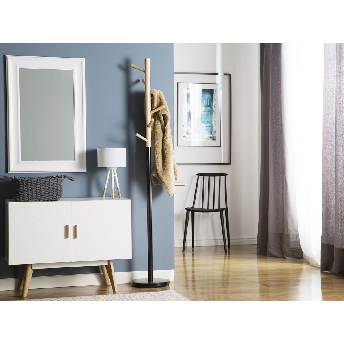 Wieszak stojący czarny AUBUM