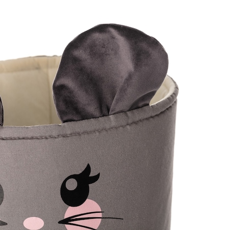 Kosz na zabawki Happy Band - Mouse 25x30cm, 25x25x30cm