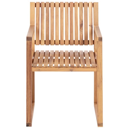 Zestaw 2 krzeseł ogrodowych z poduszkami SASSARI PREMIUM Certyfikowane drewno akacjowe Beżowoszary