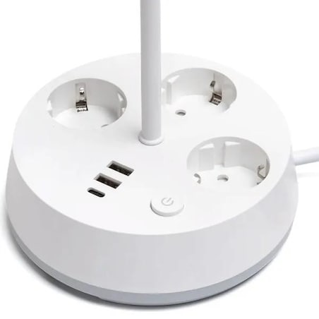 lampa stołowa z listwą zasilajacą led-4.6w 3000k/4000k/6500k-450lm