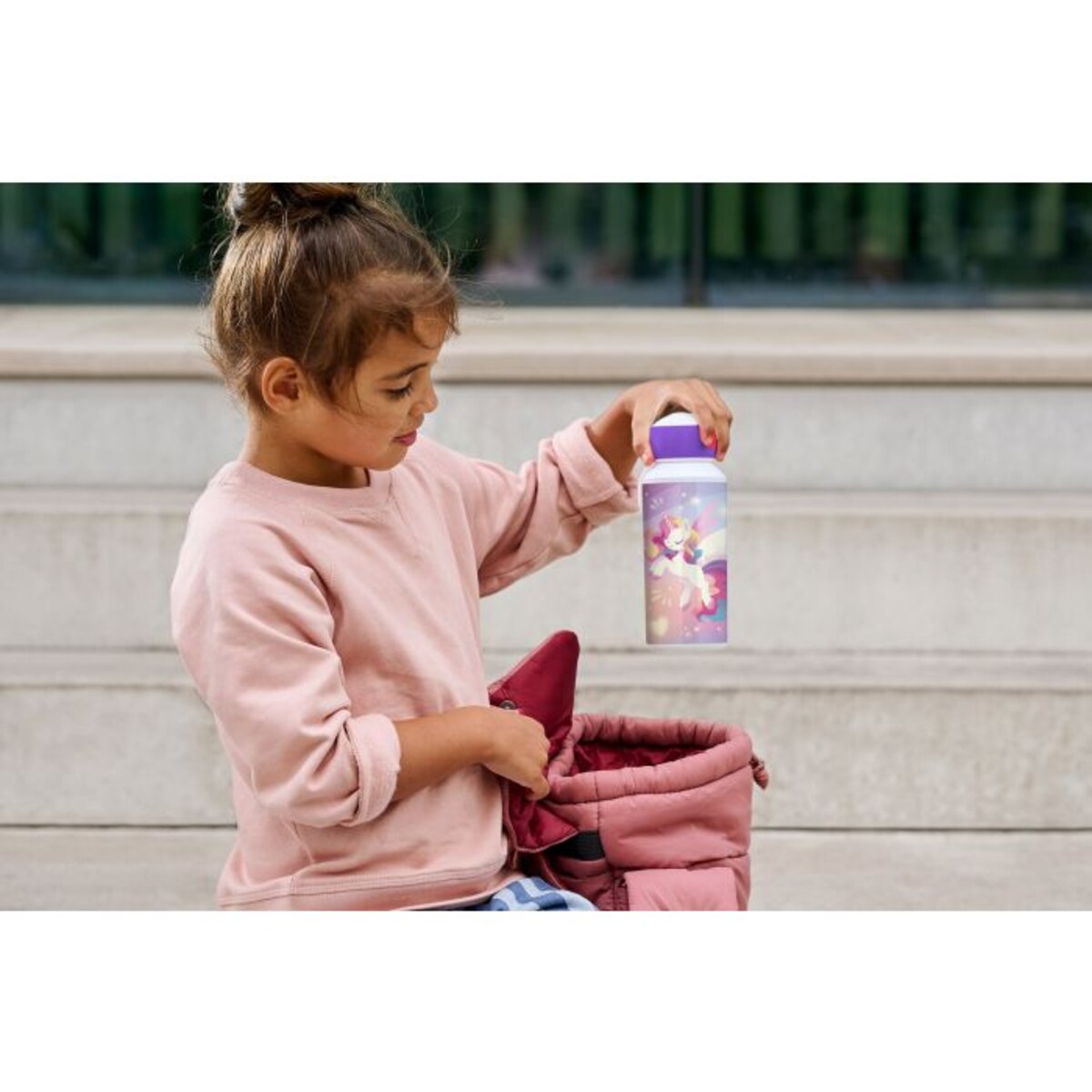 Butelka dla dzieci pop-up Campus 400 ml Fairy Garden 107410065406