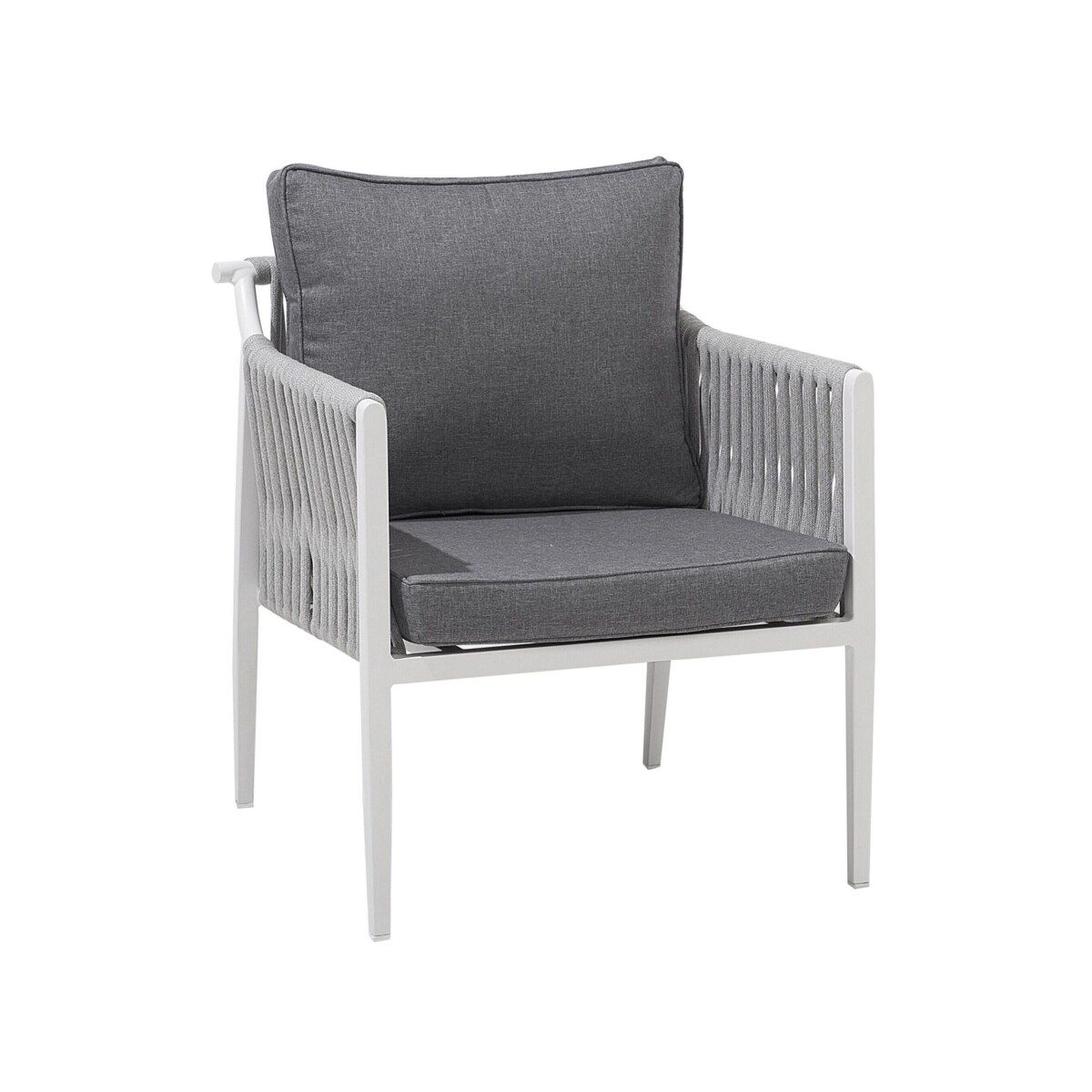 Zestaw ogrodowy 4-osobowy szary LATINA