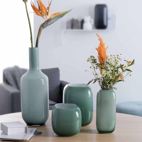 Wazon h 21cm zielony Milano - Leonardo