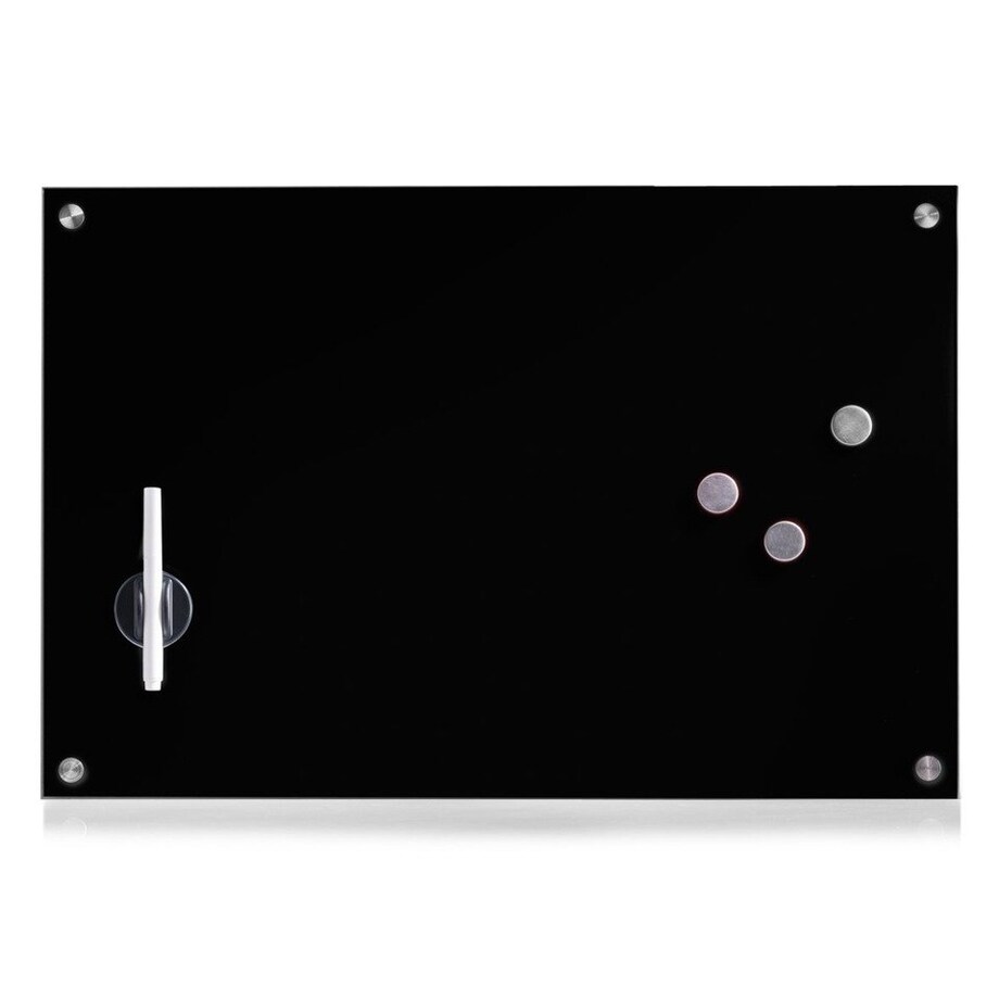 Szklana tablica magnetyczna MEMO + 3 magnesy, 60x40 cm, ZELLER