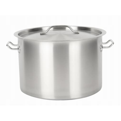 Garnek stalowy ze stali nierdzewnej gastro 58L 50x30 ROSSNER