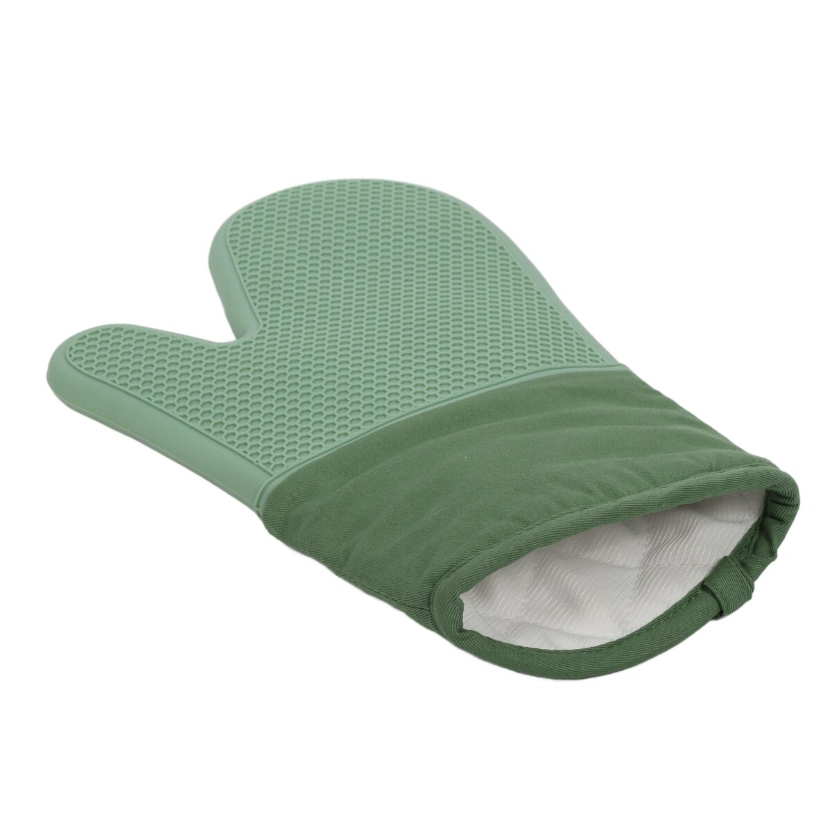 Rękawica kuchenna z silikonu i bawełny