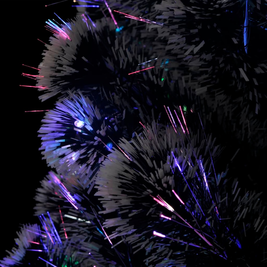 vidaXL Sztuczna choinka z LED i stojakiem 180 cm, włókno optyczne