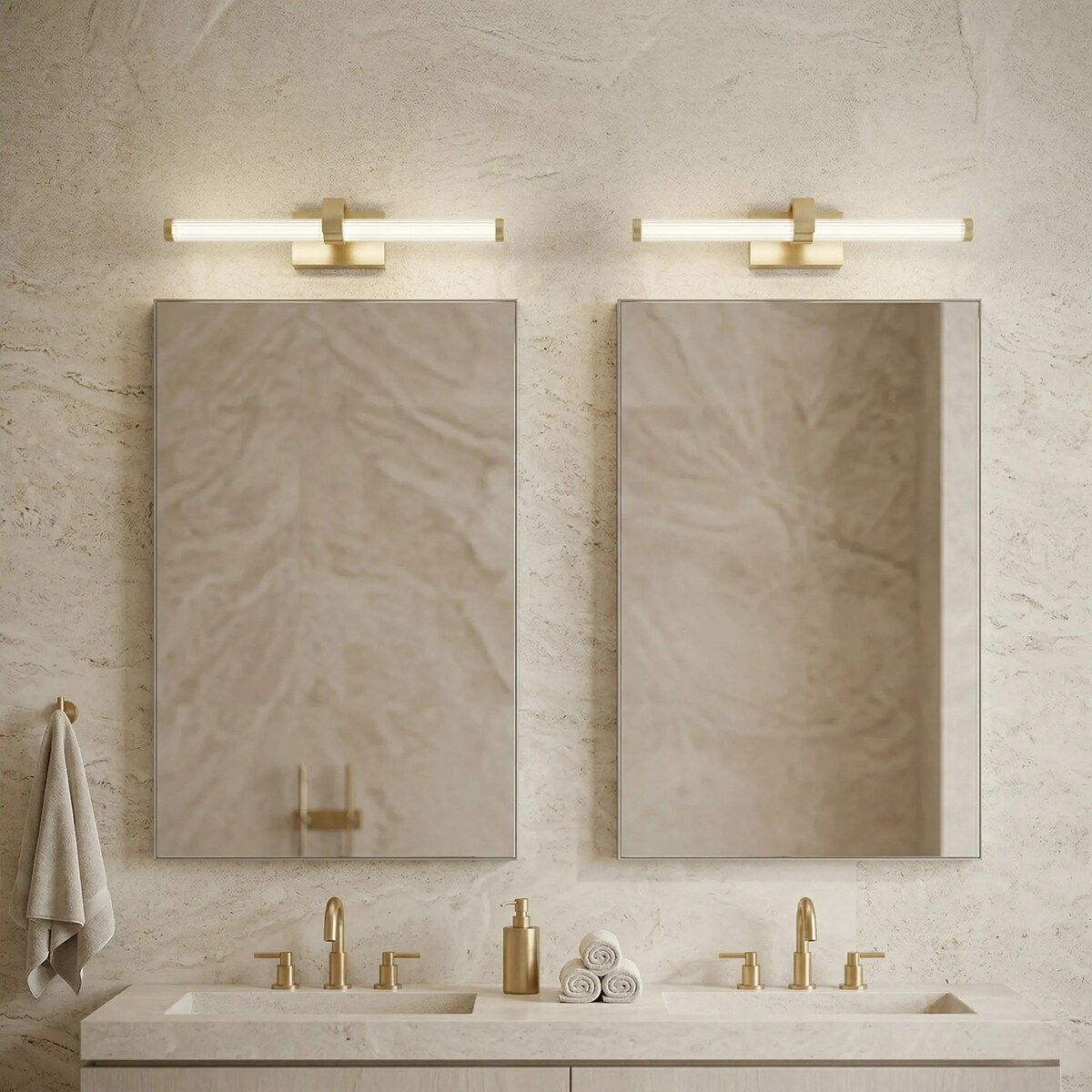Kinkiet App1883-1W 40Cm Led Złoty, Aluminium, Tworzywo Sztuczne