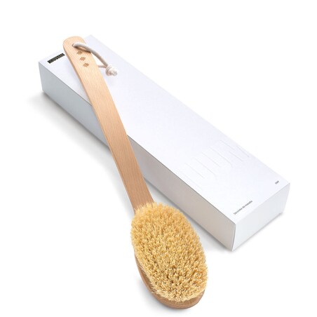 Szczotka do masażu ciała – włókno tampico, wersja gięta, No.6P